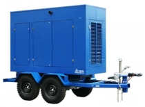 Дизельный генератор ТСС АД-400С-Т400-1РПМ17 на шасси